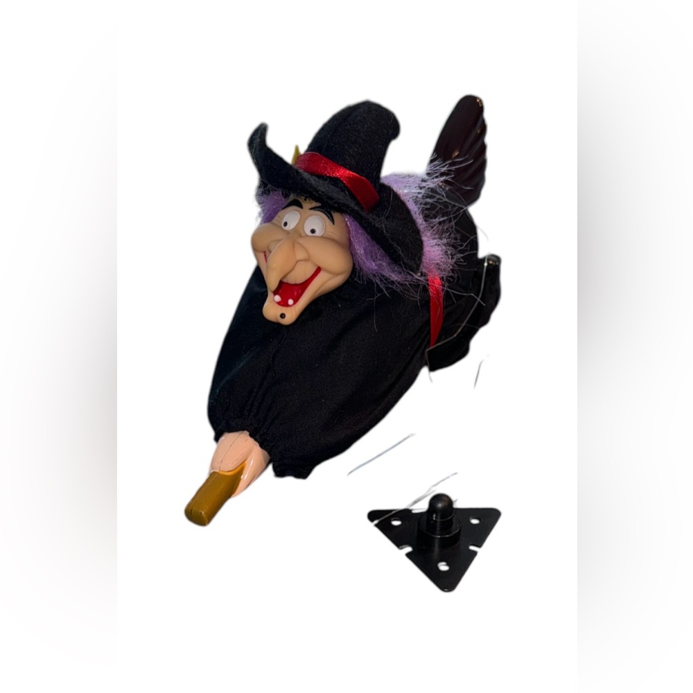 Vintage Take One Halloween Witch Portable Fan